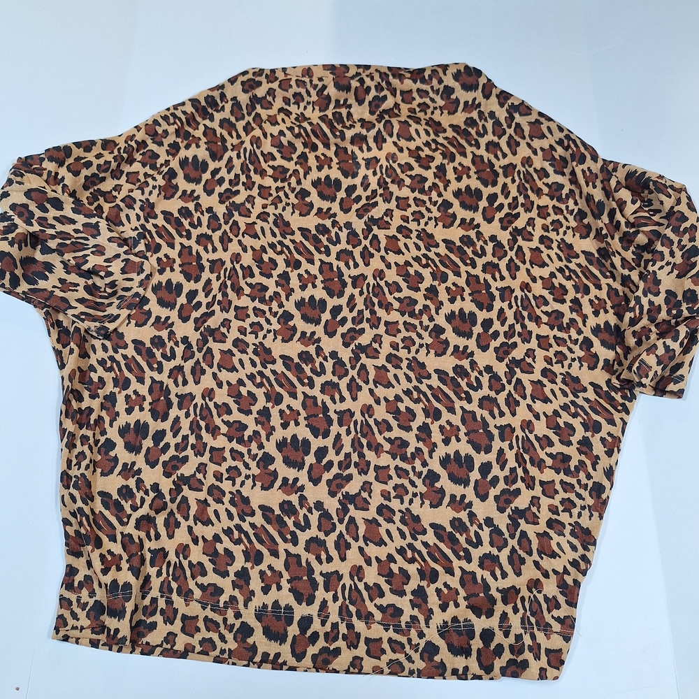Hayden Brown Leopard Print Top